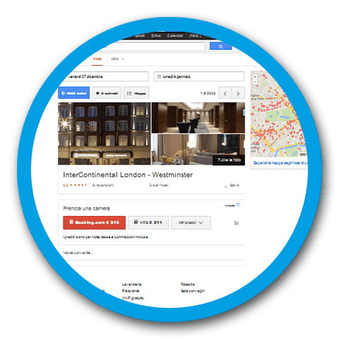google hotel finder scheda hotel